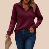 Camisola com Fecho a Meio