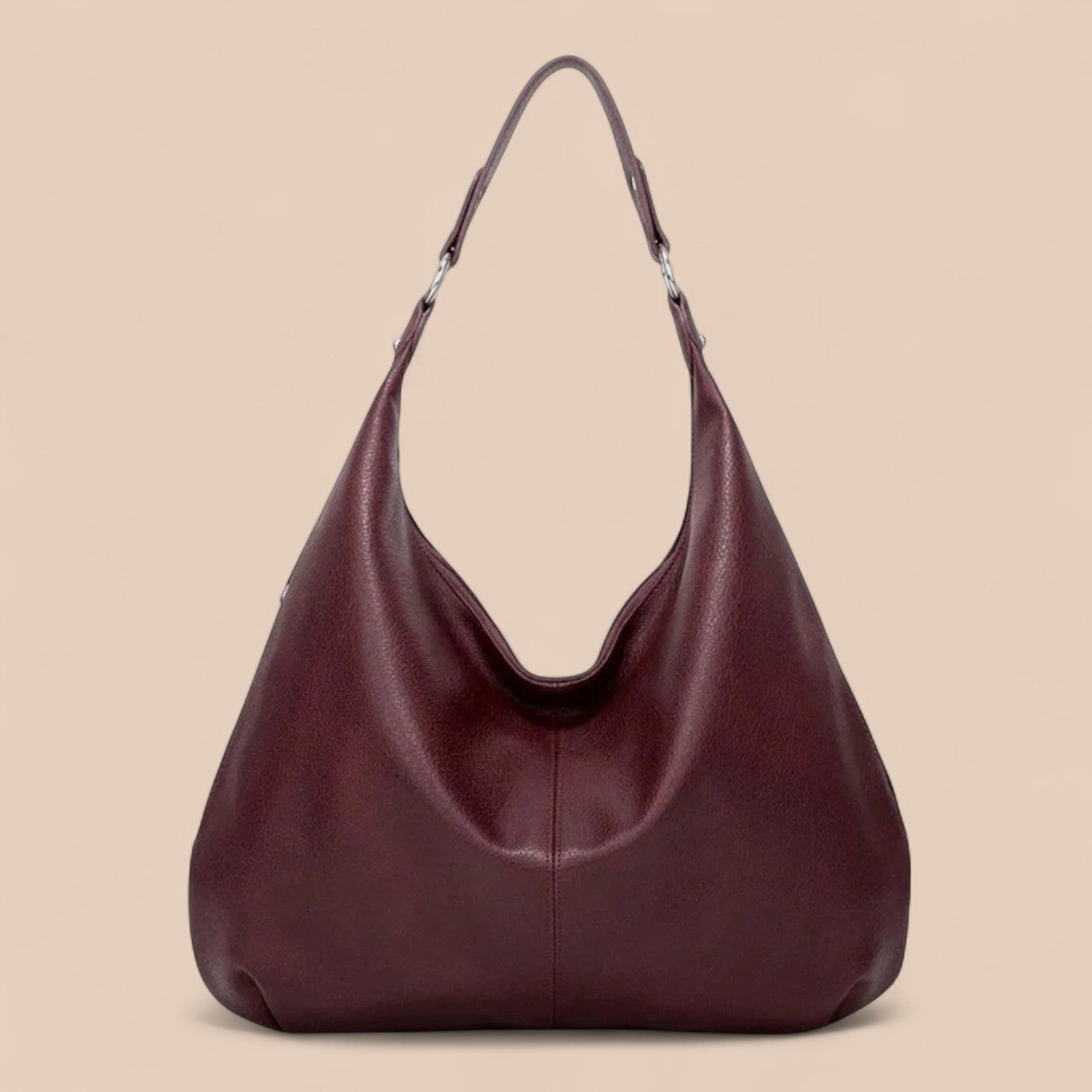 Nivra - Bolsa Hobo de Couro Sintético
