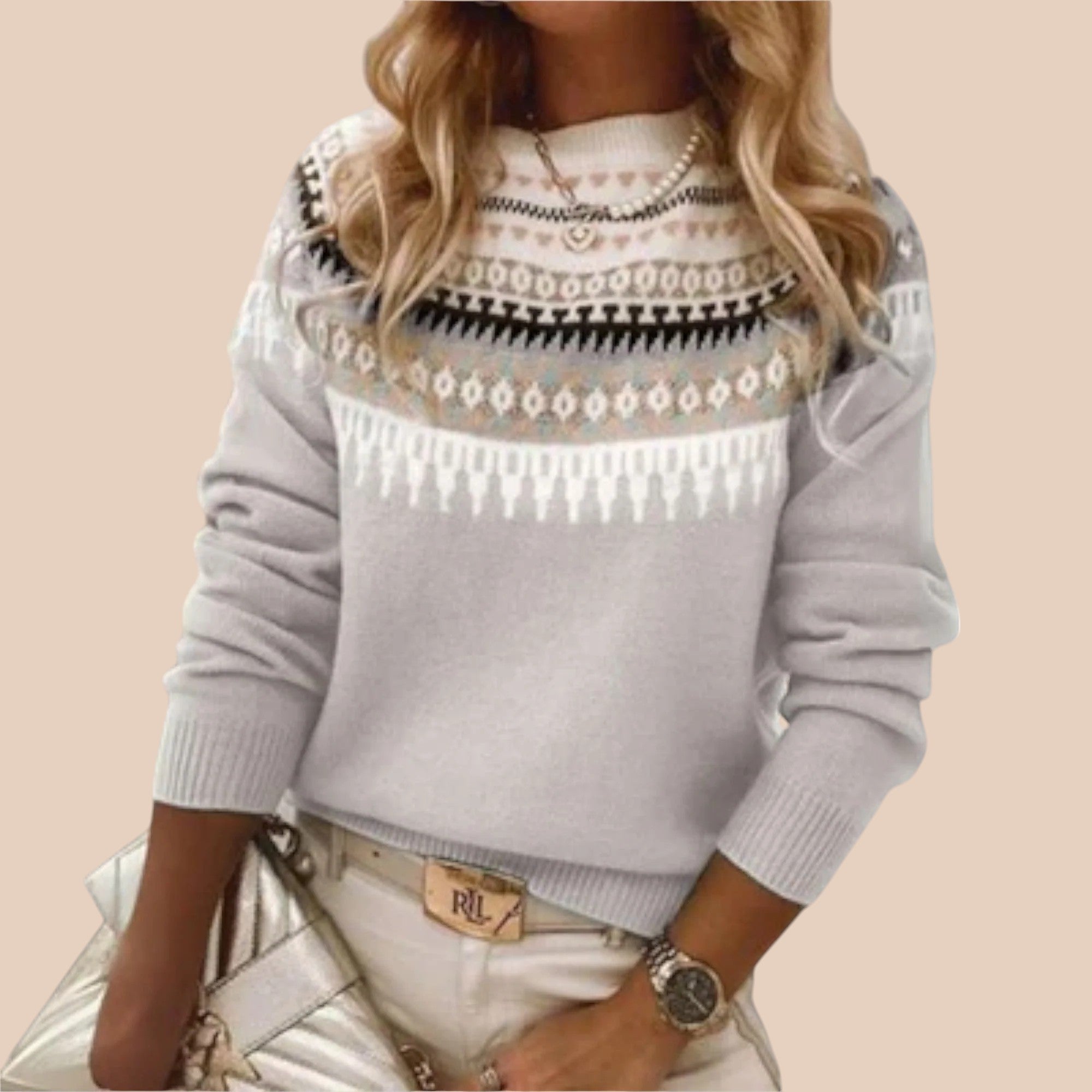 Camisola de Malha Aconchegante e Quente para o Dia a Dia
