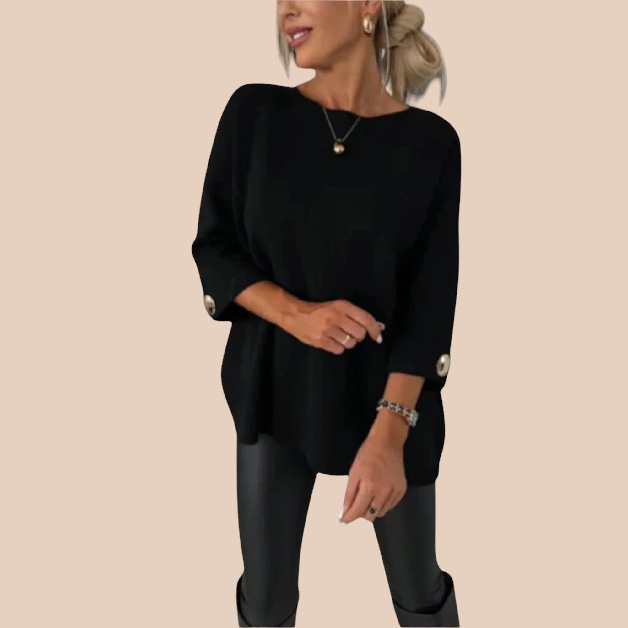 Blusa de Malha Elegante