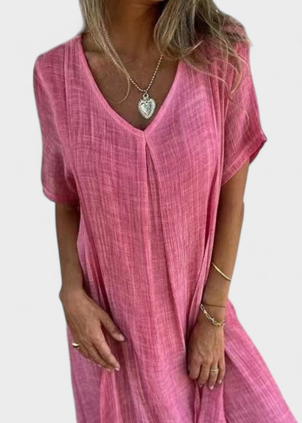 Paula - Vestido midi fluido