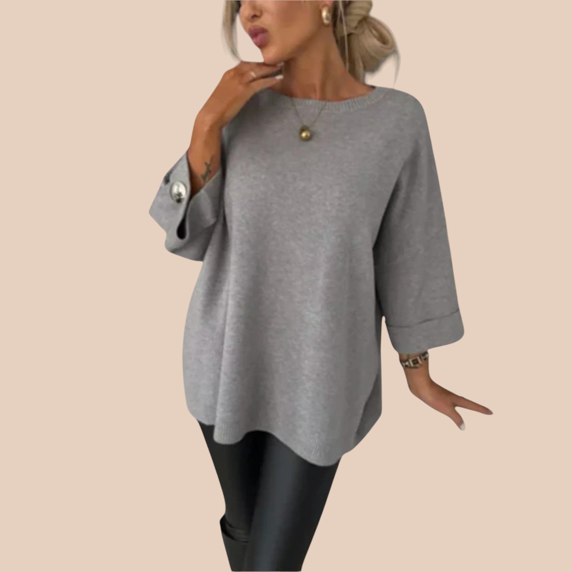 Blusa de Malha Elegante
