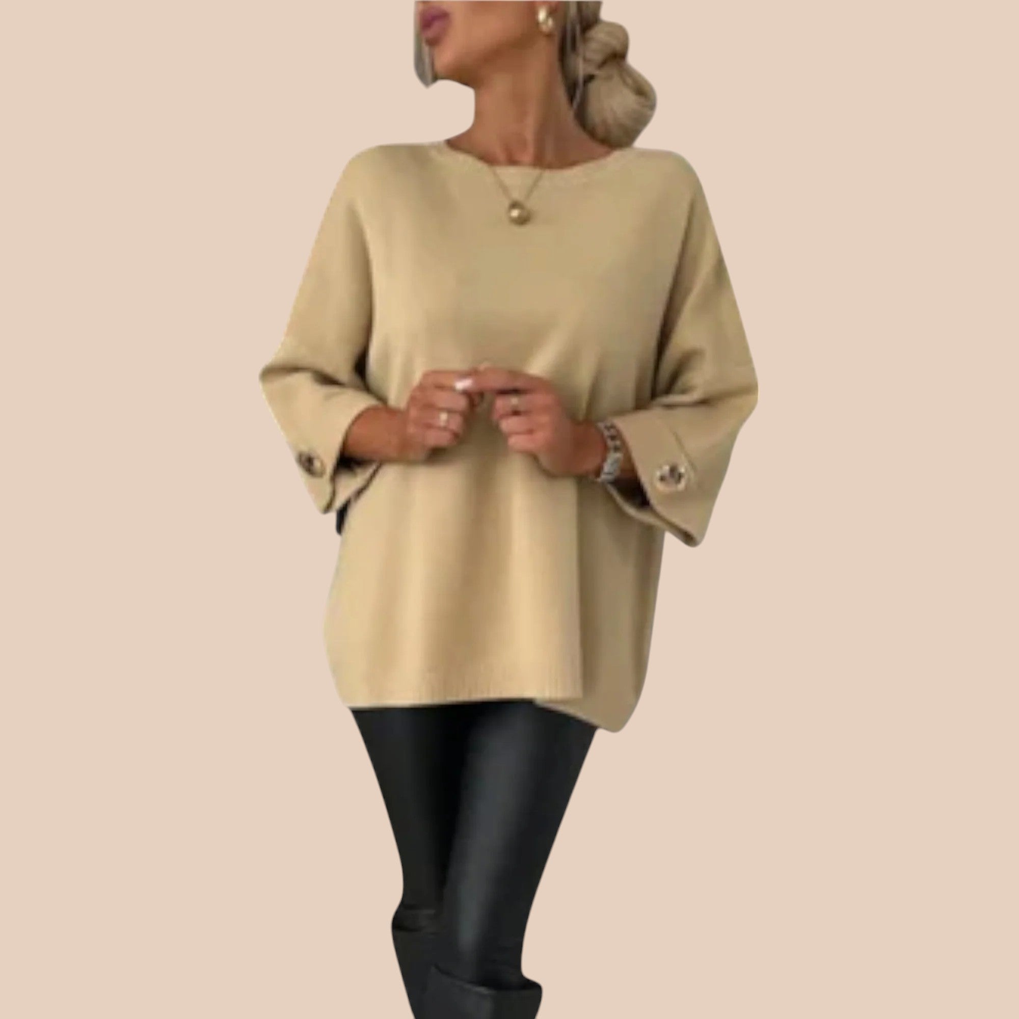 Blusa de Malha Elegante