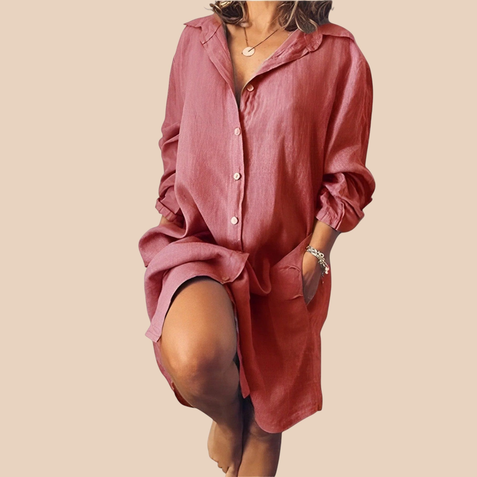 Blusa de linho casual para usar no dia a dia