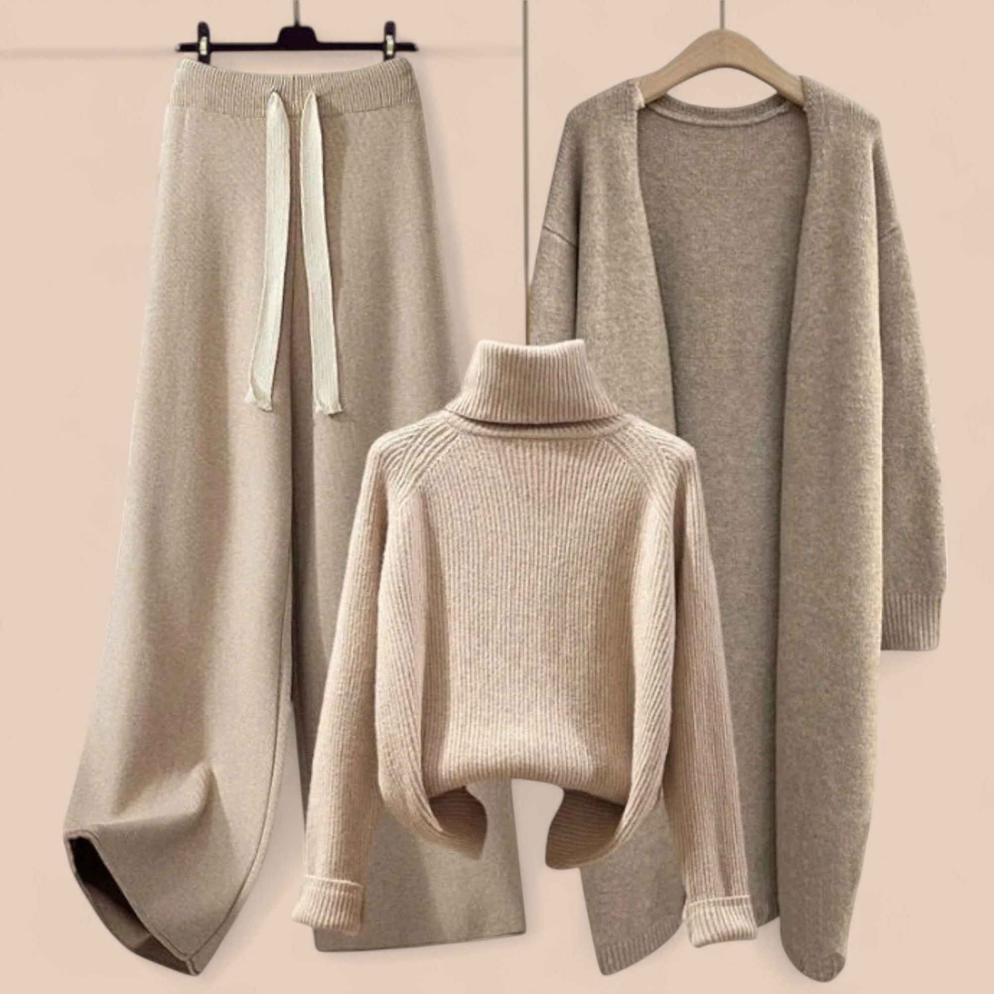 Estilo Casual – Conjunto de Três Peças