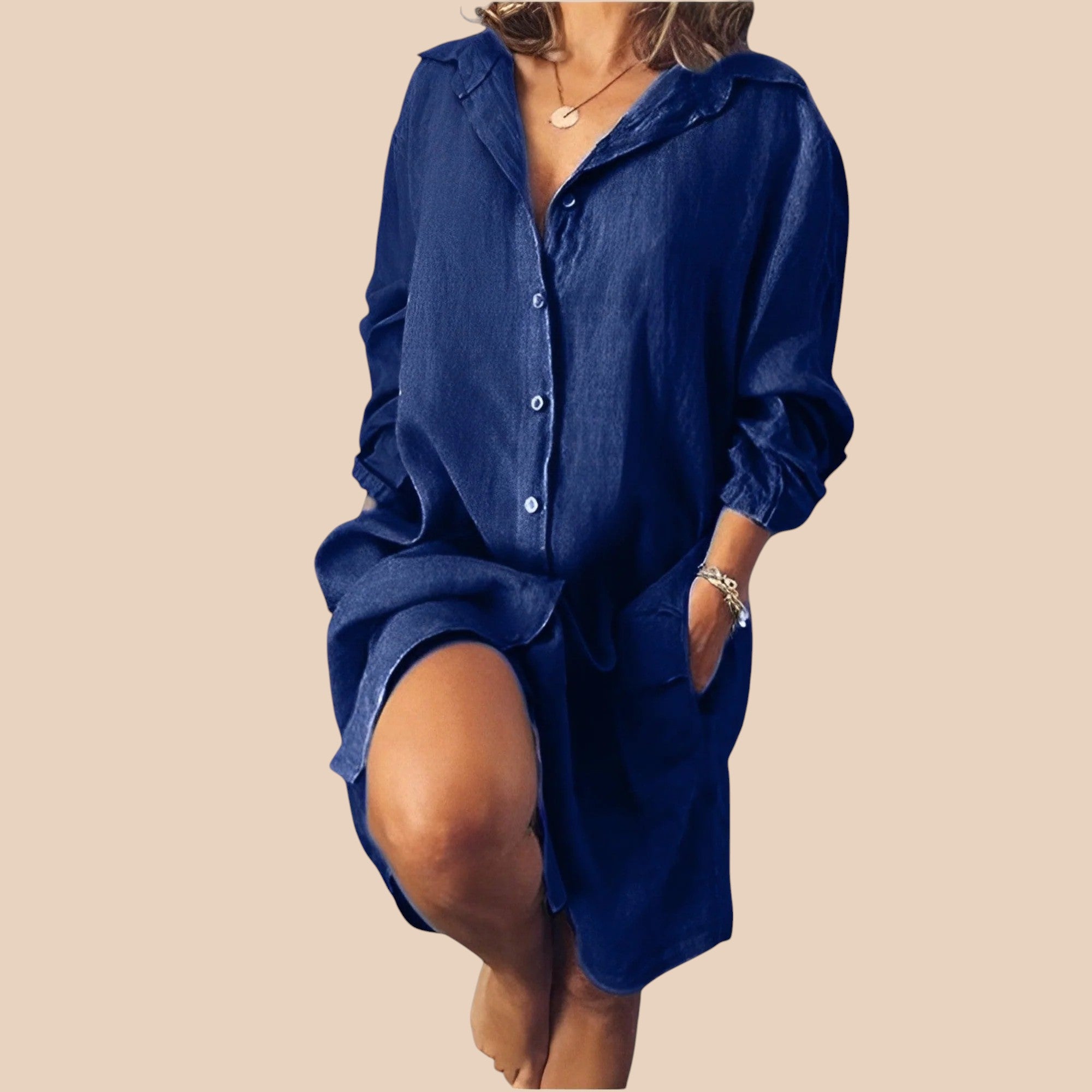 Blusa de linho casual para usar no dia a dia