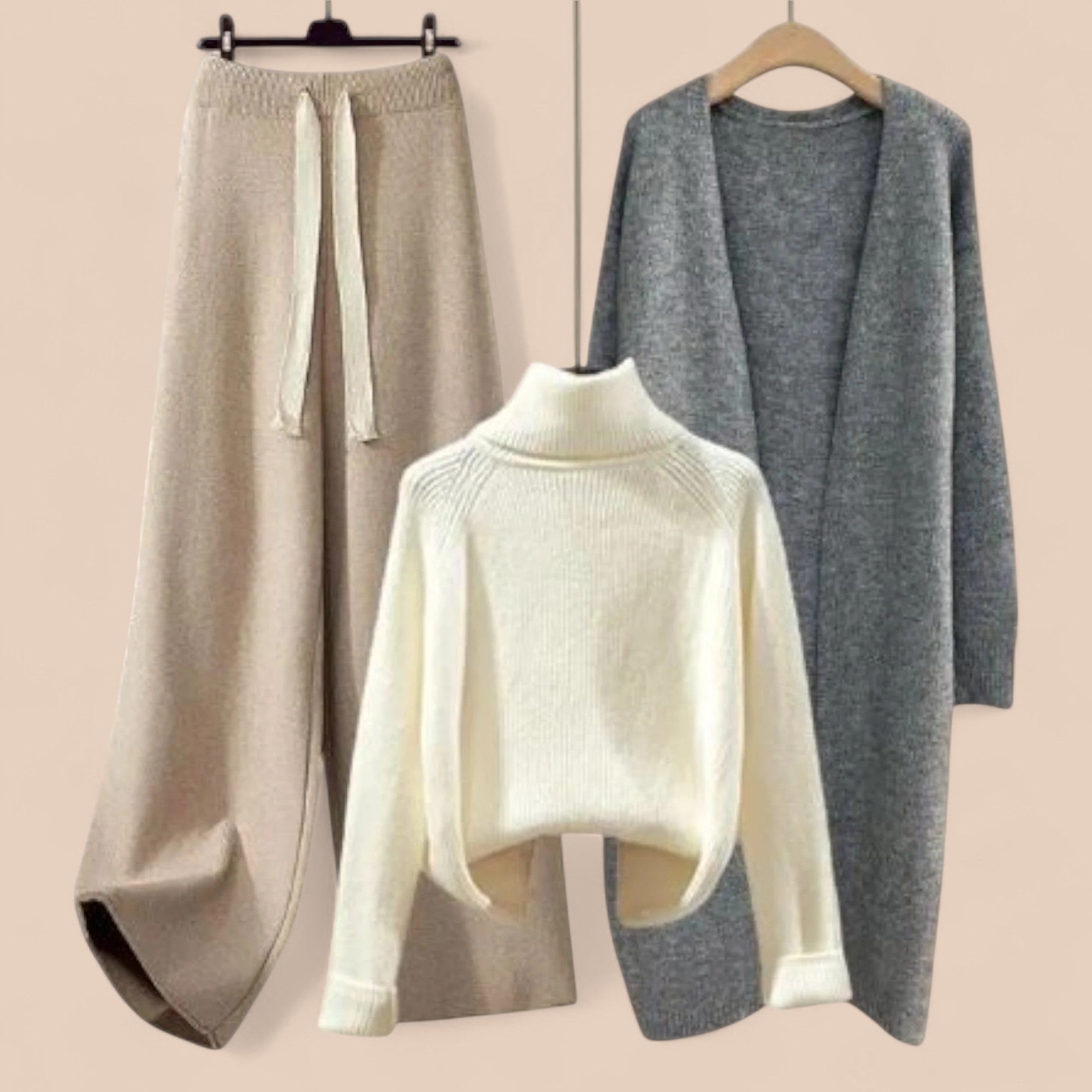 Estilo Casual – Conjunto de Três Peças