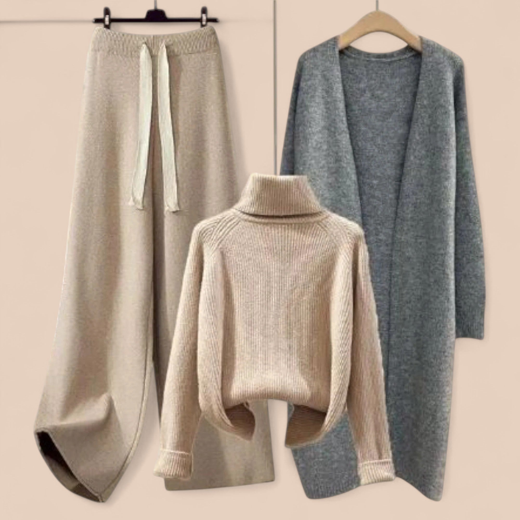 Estilo Casual – Conjunto de Três Peças