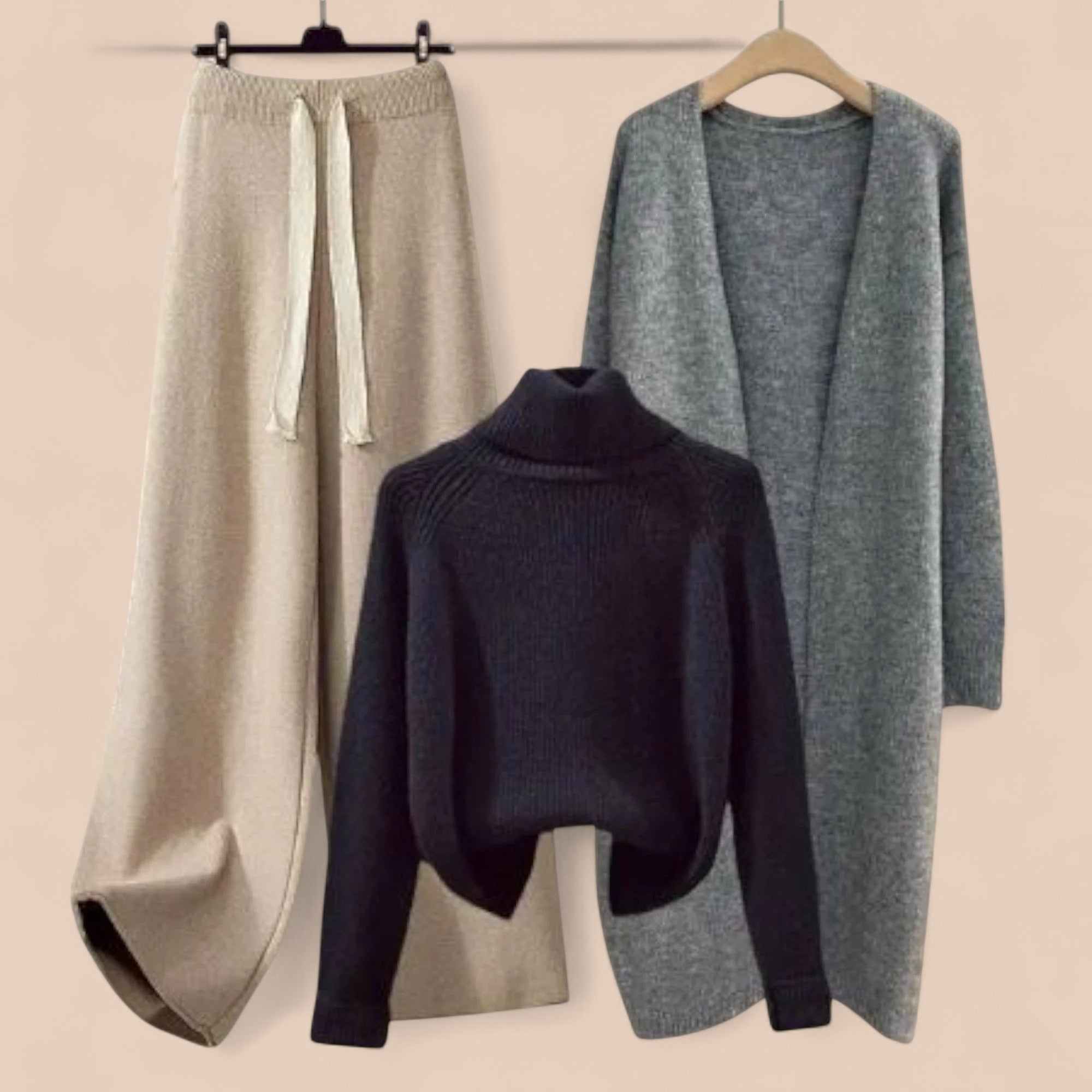 Estilo Casual – Conjunto de Três Peças