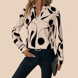 Blusa elegante de mangas longas