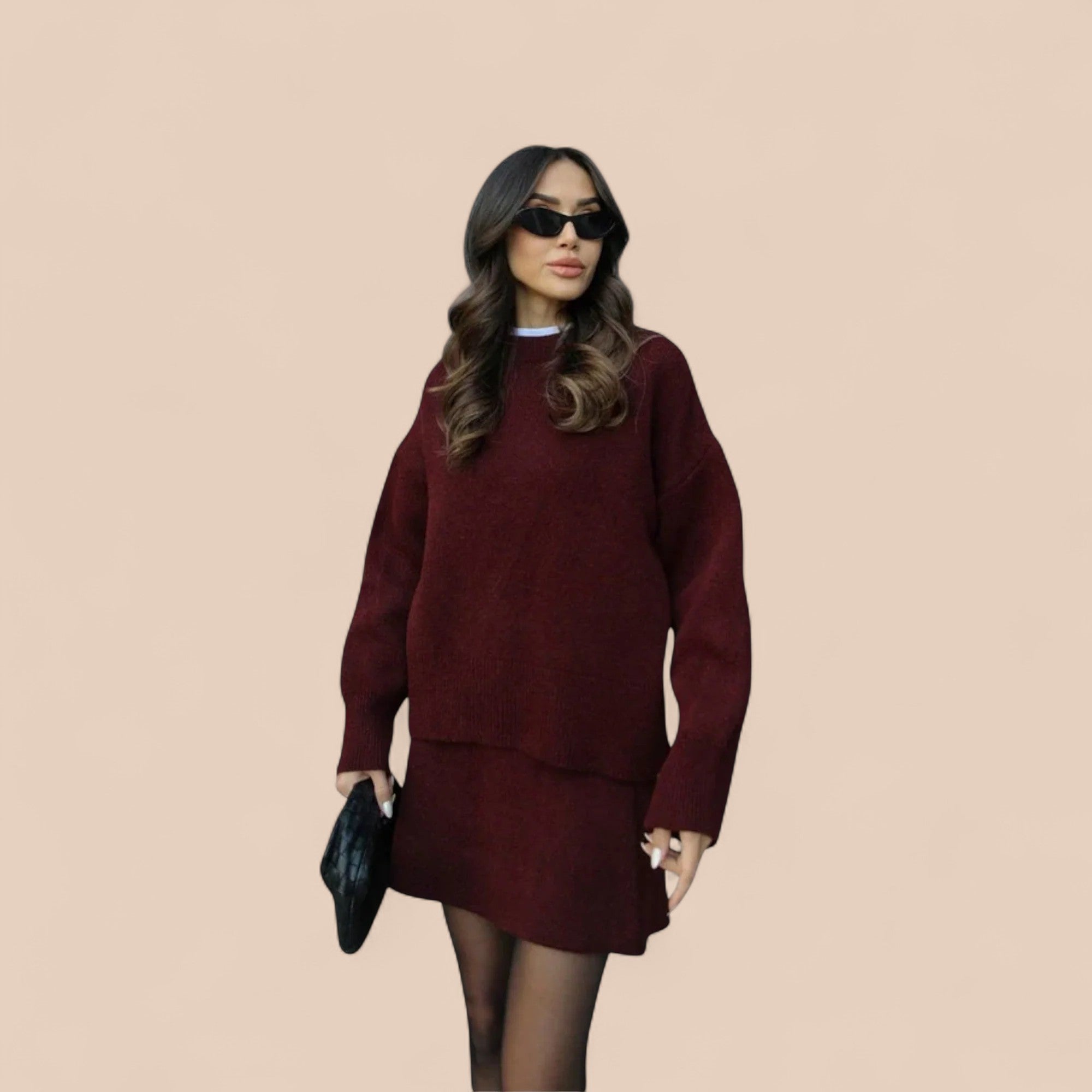 Eline - Conjunto Casual de Malha