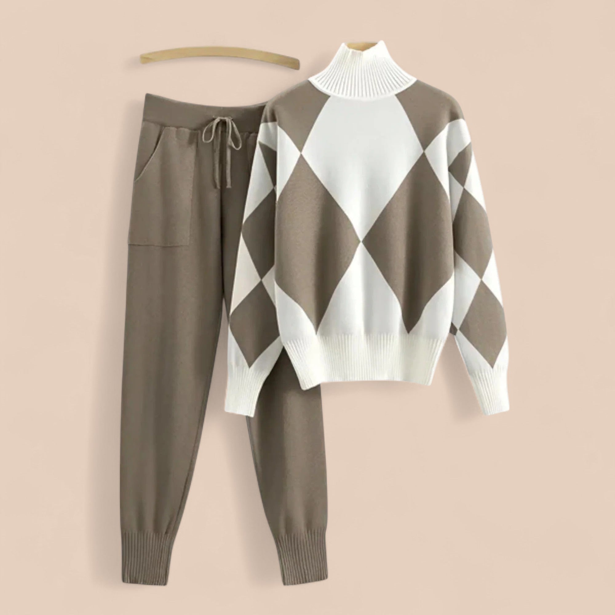 Conjunto Elegante de Duas Peças