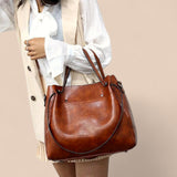 Nivra - Conjunto de Bolsas Vintage com 4 Peças