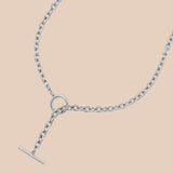Colar Cuban com Fecho em T