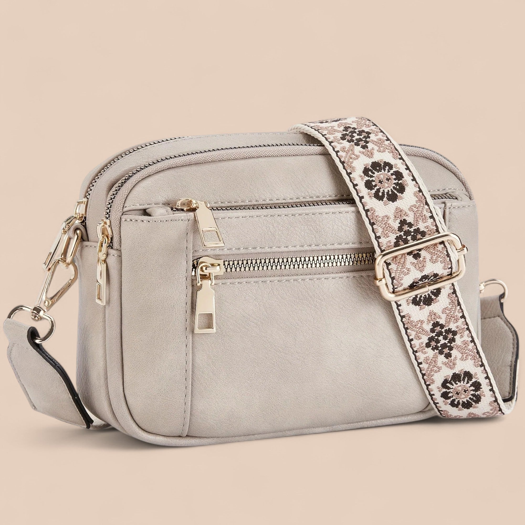 Nivra - Bolsa Tiracolo de Couro Vegano