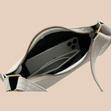 Eline. Bolsa de Couro Brilhante