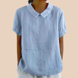 Lia - Blusa de manga curta