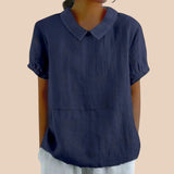 Lia - Blusa de manga curta