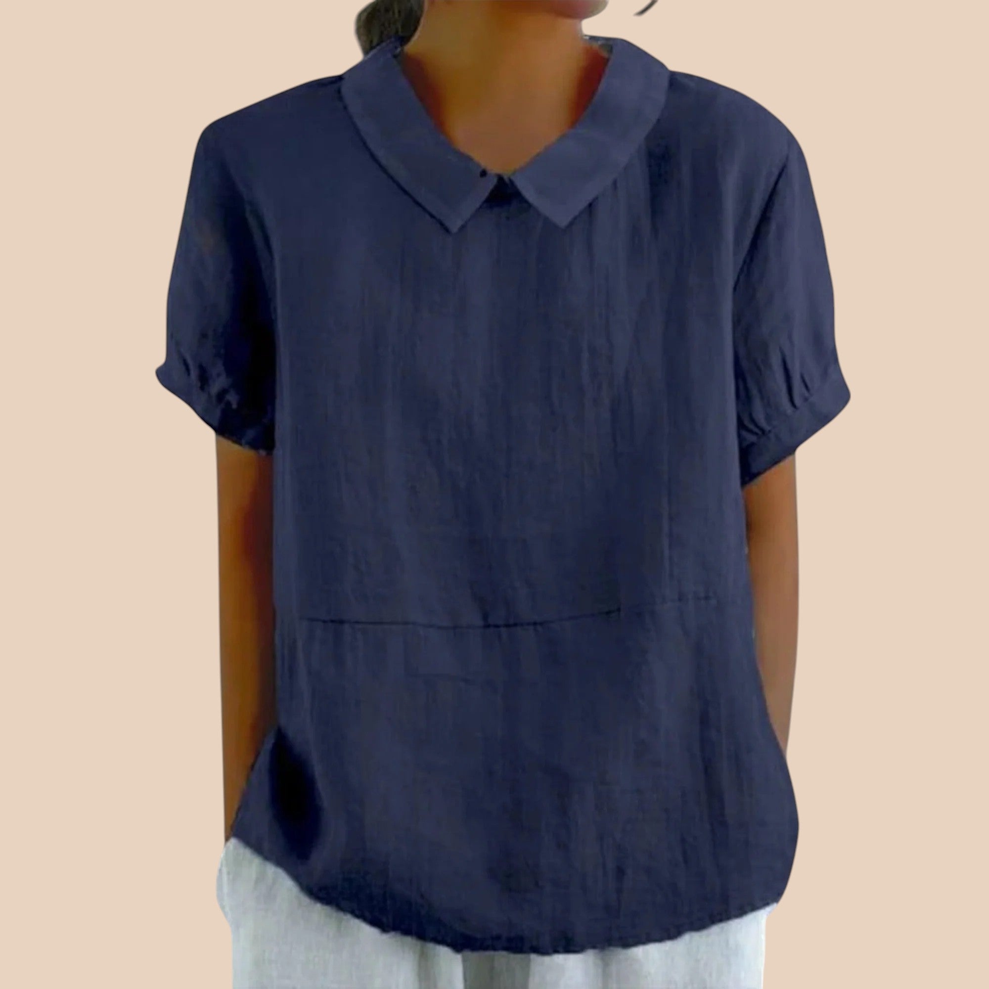 Lia - Blusa de manga curta