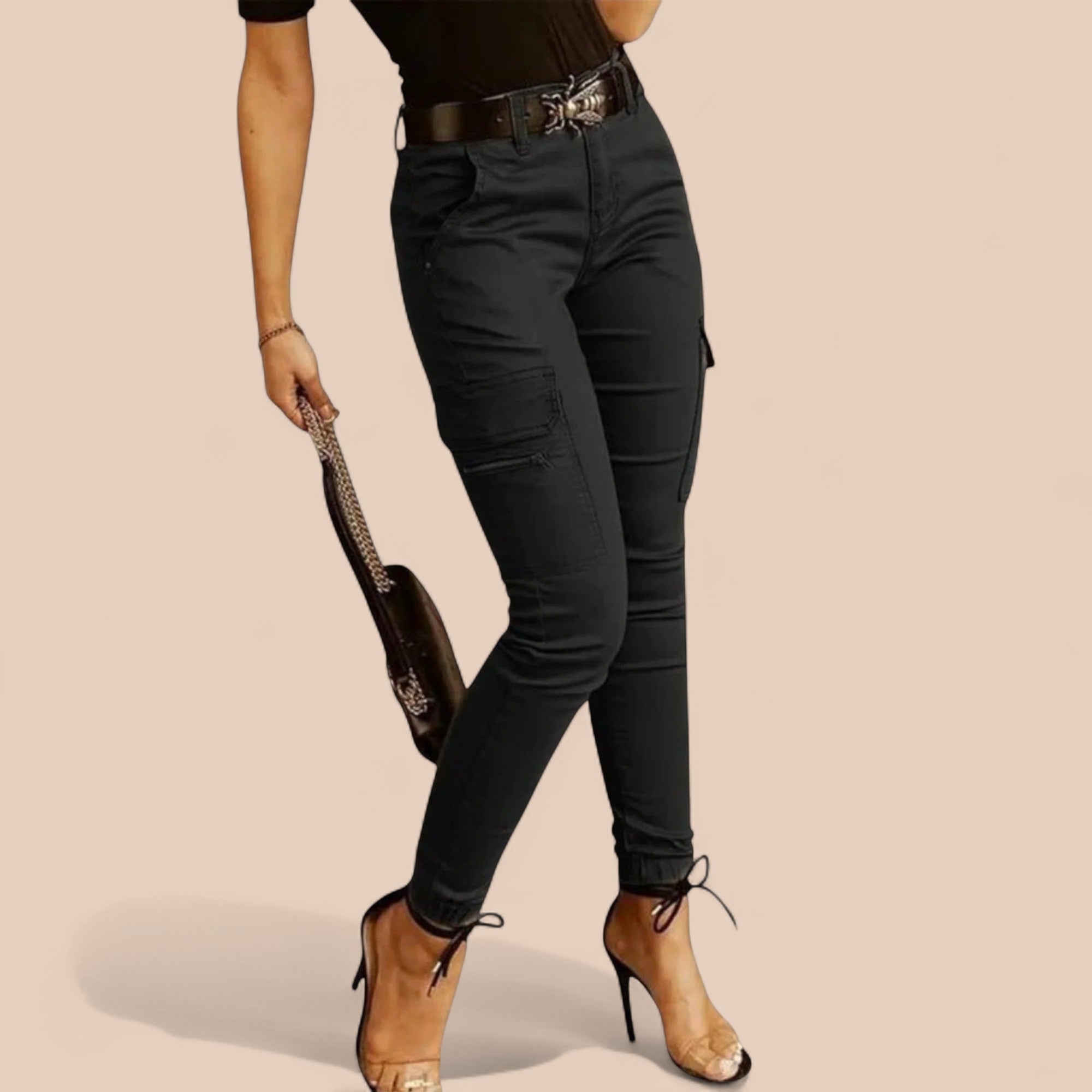 Joana - Jeans Cargo Utility