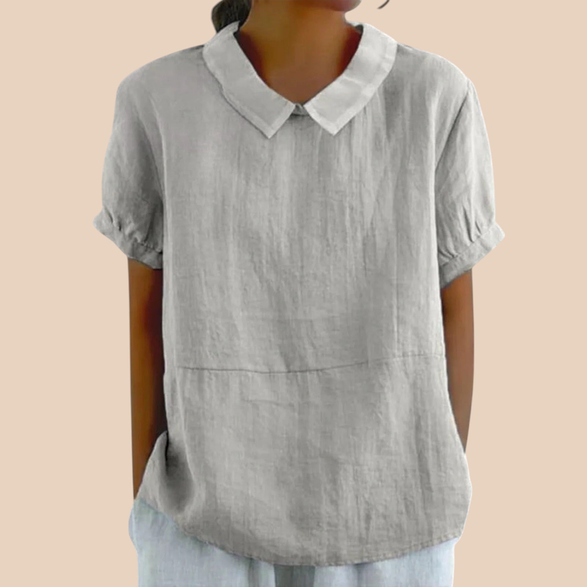 Lia - Blusa de manga curta