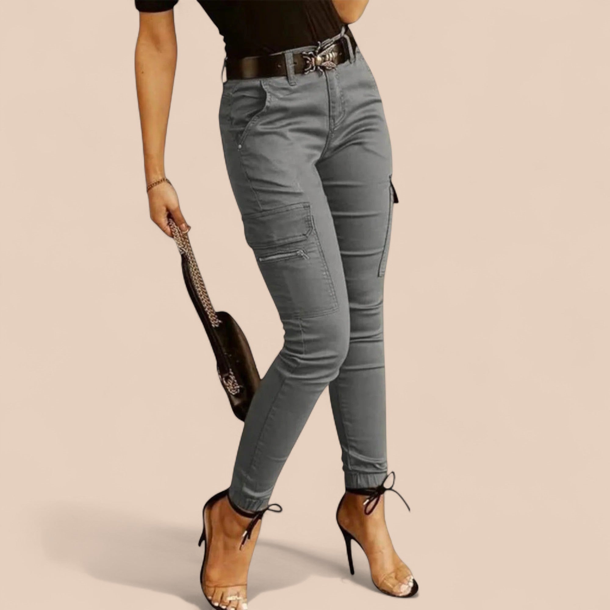 Joana - Jeans Cargo Utility