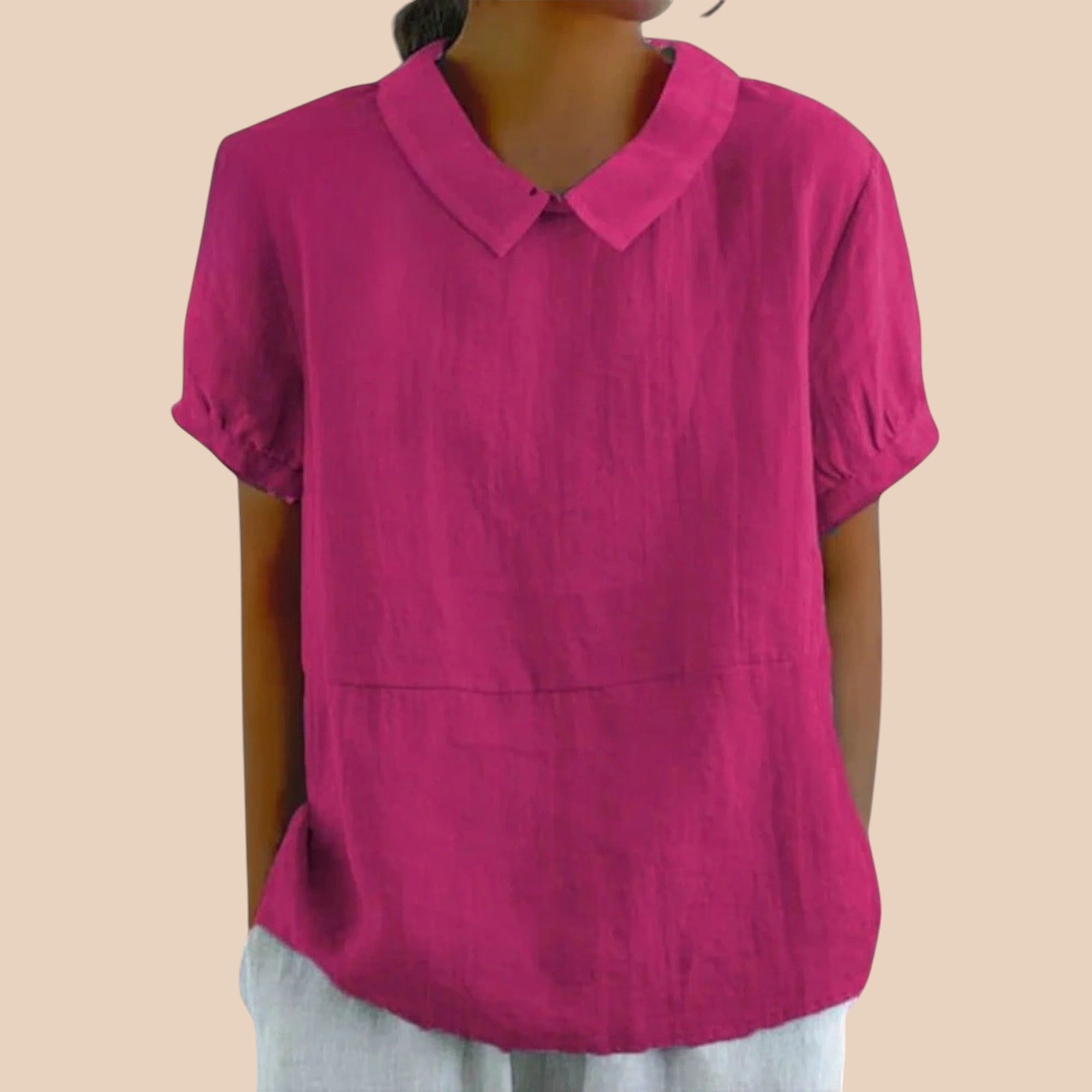 Lia - Blusa de manga curta