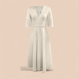 Tania - Vestido com decote em V