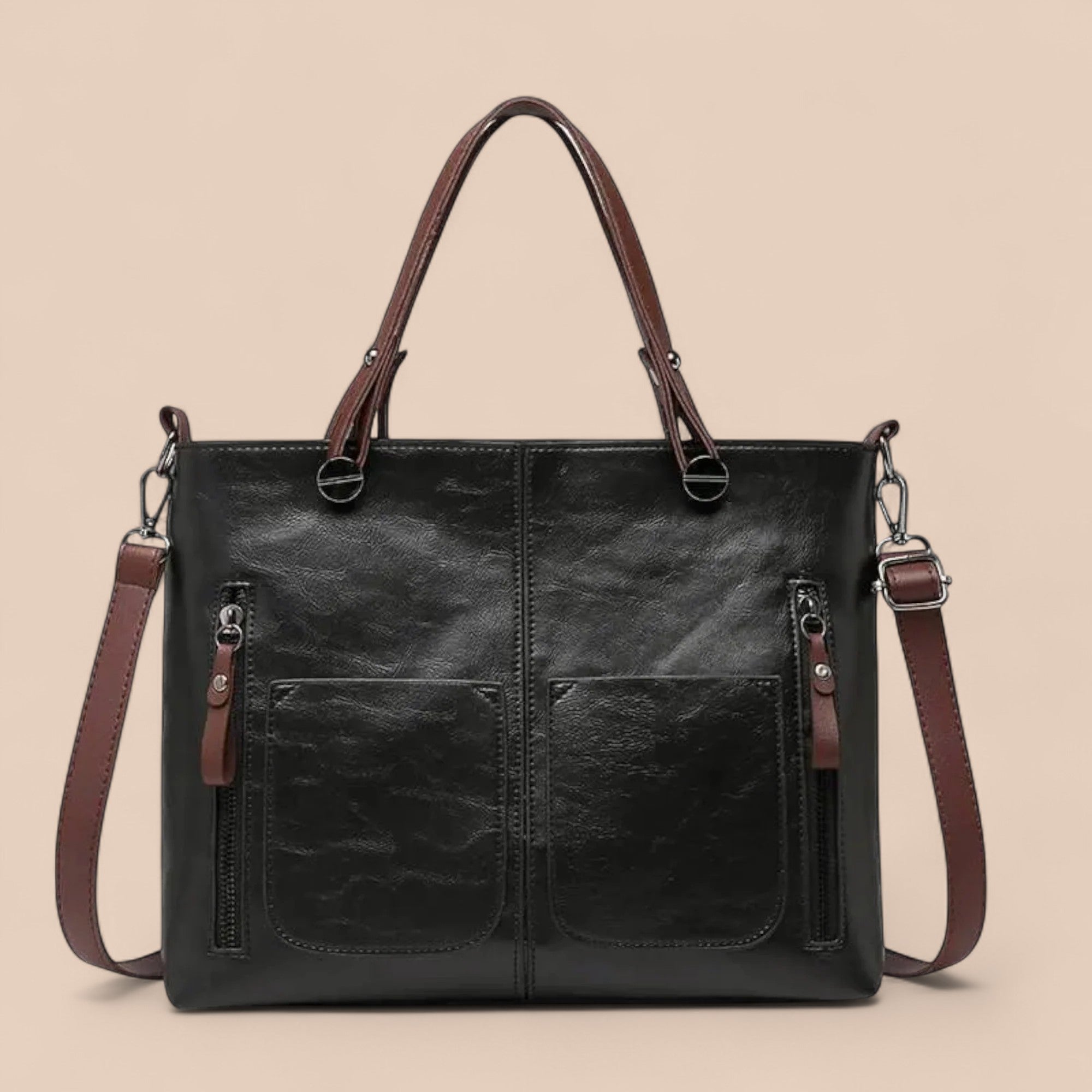 Nivra - Bolsa de Couro Elegante