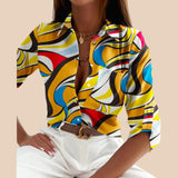 Blusa com colarinho clássico