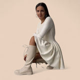 Bianca - Vestido elegante com mangas compridas