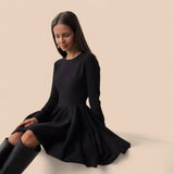 Bianca - Vestido elegante com mangas compridas