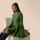 Bianca - Vestido elegante com mangas compridas