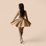 Bianca - Vestido elegante com mangas compridas