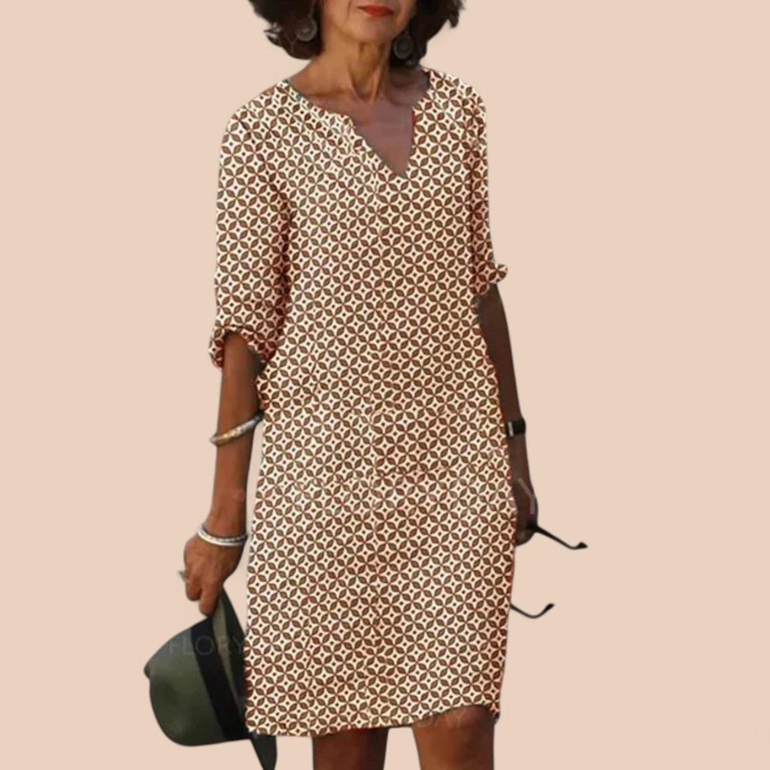 Silvia - Vestido solto de Primavera