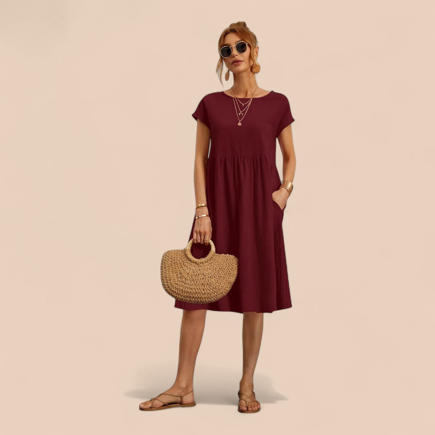 Sol - Vestido elegante Primavera