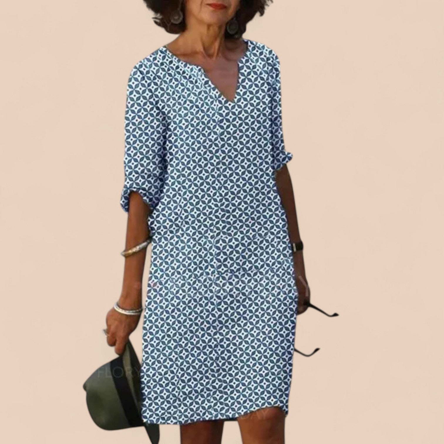 Silvia - Vestido solto de Primavera